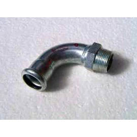 Szénacél press 15-1/2" KM könyök