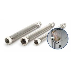VÍZFLEX  1/2"-1/2" KB ROZSDAMENTES BORDÁSCSŐ 20CM-40CM
