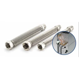 VÍZFLEX  1/2"-1/2" KB ROZSDAMENTES BORDÁSCSŐ 30CM-60CM