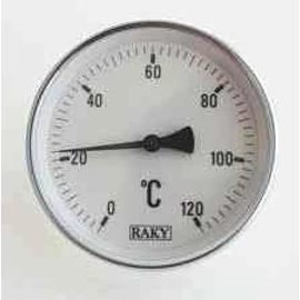 HŐMÉRŐ  1/2" ¤100/200mm  0 +400°C ( kemencékhez stb. )
