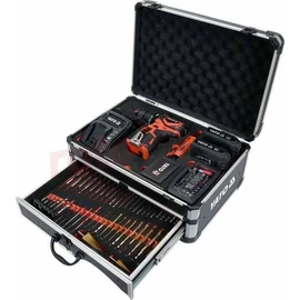 SZER:Yato ütvefúró csavarbehajtó 126 részes készlettel