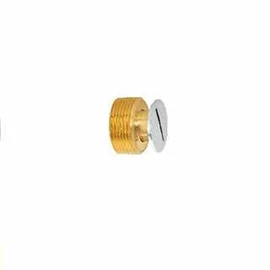 Haas 1/2"záródugó sárgaréz króm csavarfejjel
