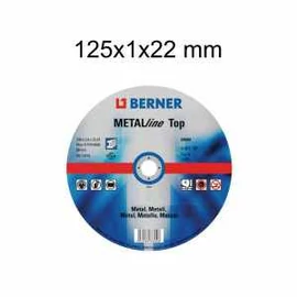 SA:VÁGÓKORONG 125x1,0 (BERNER)