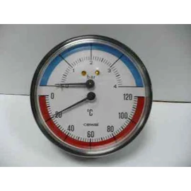 NYOMÁS+HŐMÉRŐ ALSÓS  0-6BAR-120C°