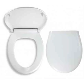 WC ülőke mdf fehér - fém zsanéros