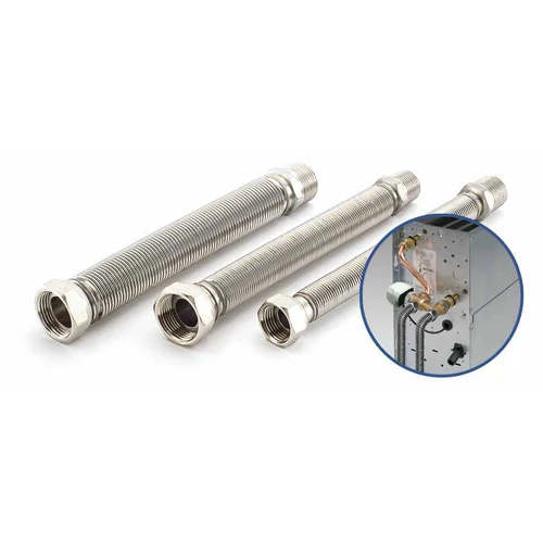 VÍZFLEX  1/2"-1/2" KB ROZSDAMENTES BORDÁSCSŐ 20CM-40CM