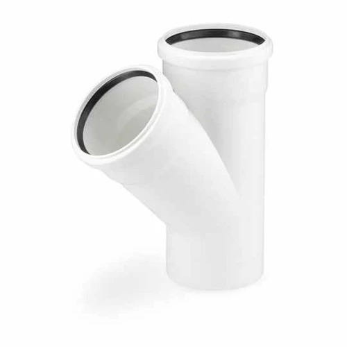 PVC PP Fehér ÁG 45°  32/32