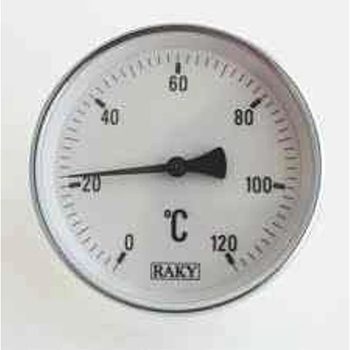 HŐMÉRŐ  1/2" ¤100/200mm  0 +400°C ( kemencékhez stb. )