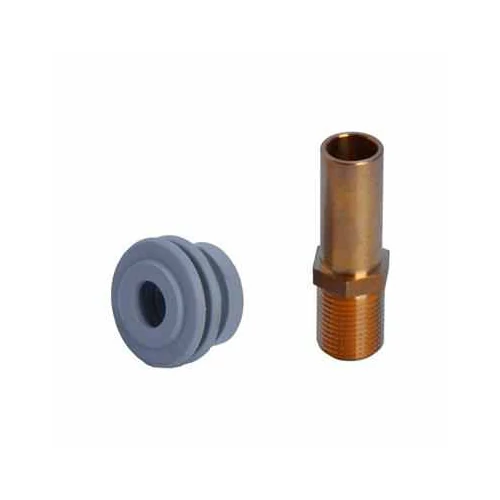 Haas vizelde öbl.csatlakozó,rejtett bekötéshez,1/2" réz bekötő+gumi szimering
