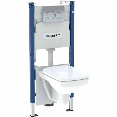 WC TARTÁLY BEÉP.GEBERIT DUÓFIX  fali wc szett (tartály króm nyomólap,RF WC ülőke