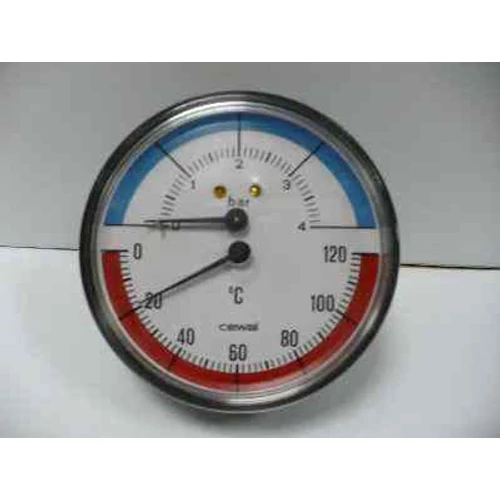NYOMÁS+HŐMÉRŐ ALSÓS  0-6BAR-120C°